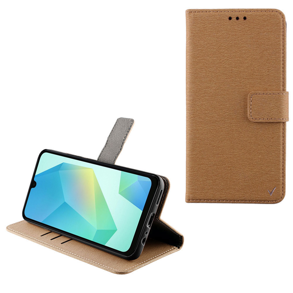 VOLTE-TEL ΘΗΚΗ SAMSUNG A16 4G A165/A16 5G A166 6.7" ALLURE MAGNET BOOK STAND CLIP GOLD