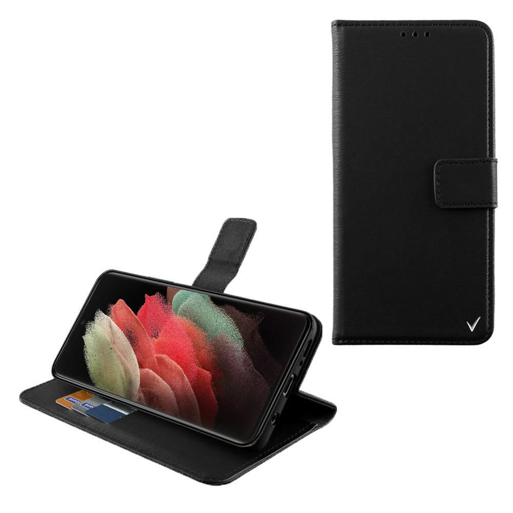 VOLTE-TEL ΘΗΚΗ SAMSUNG S21 ULTRA 5G G998 6.8" ALLURE MAGNET BOOK STAND CLIP BLACK