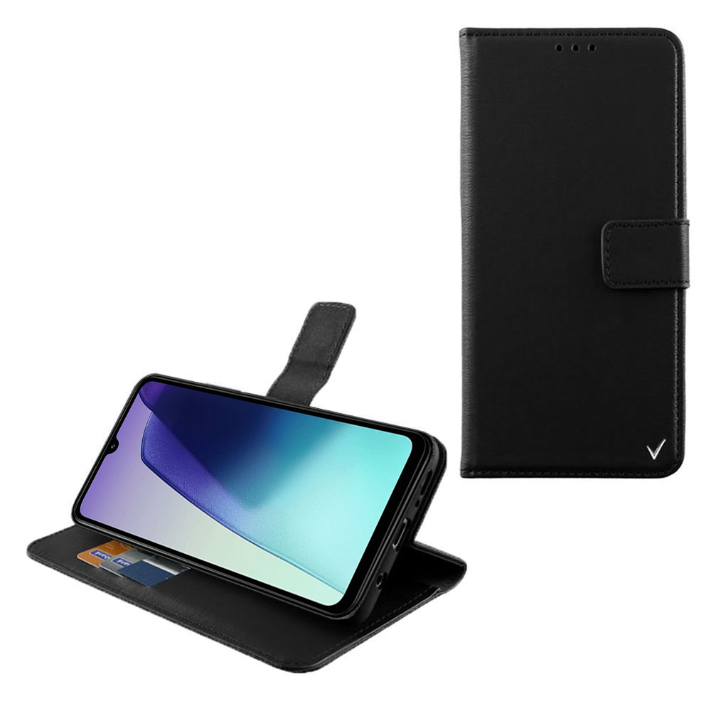 VOLTE-TEL ΘΗΚΗ XIAOMI REDMI 14C 4G/POCO C75 4G 6.88" ALLURE MAGNET BOOK STAND CLIP BLACK