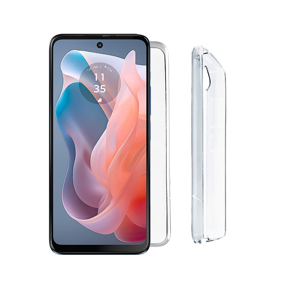 VOLTE-TEL ΘΗΚΗ MOTOROLA MOTO G PLAY 4G (2025) 6.5" SLIMCOLOR AIR TPU 2.0mm FULL CAMERA PROTECTION ΔΙΑΦΑΝΗ