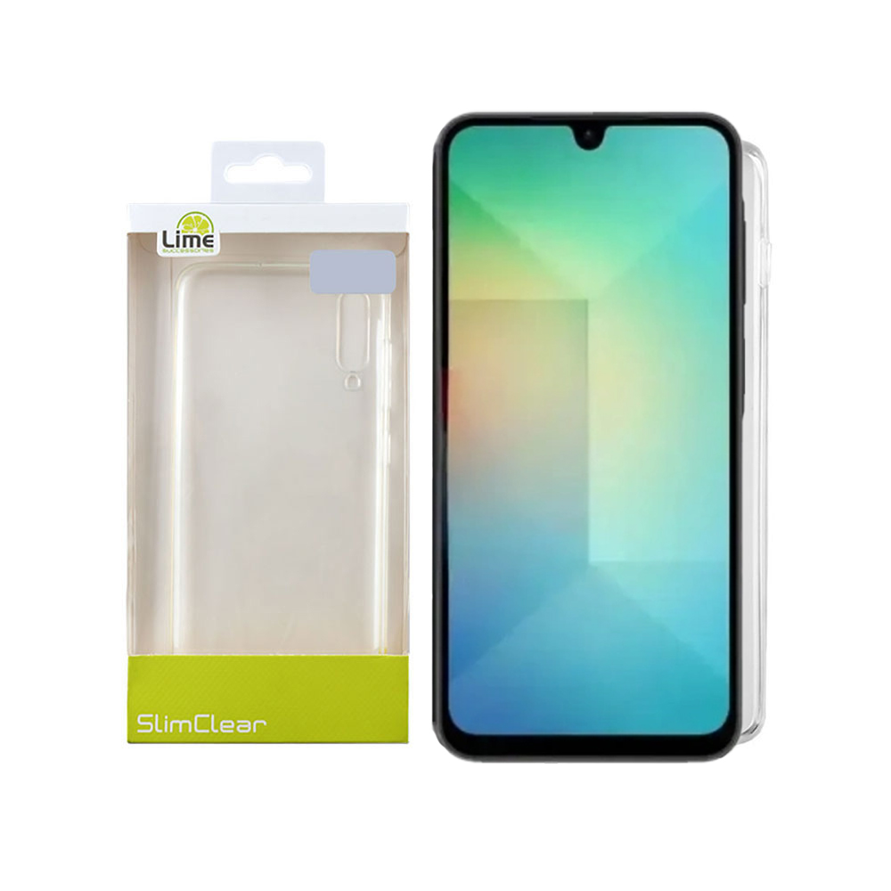 LIME ΘΗΚΗ SAMSUNG A26 5G A266 6.7" SLIMCLEAR TPU CAMERA GUARD ΔΙΑΦΑΝΗ