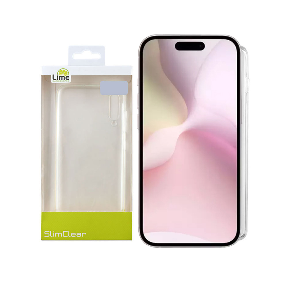 LIME ΘΗΚΗ IPHONE 16E 6.1" SLIMCLEAR TPU CAMERA GUARD ΔΙΑΦΑΝΗ