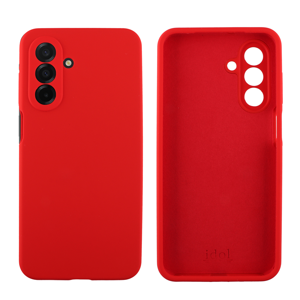 IDOL 1991 ΘΗΚΗ SAMSUNG A26 5G A266 6.7" VELVET ELITE TPU 4 SIDE FULL CAMERA PROTECTION RED