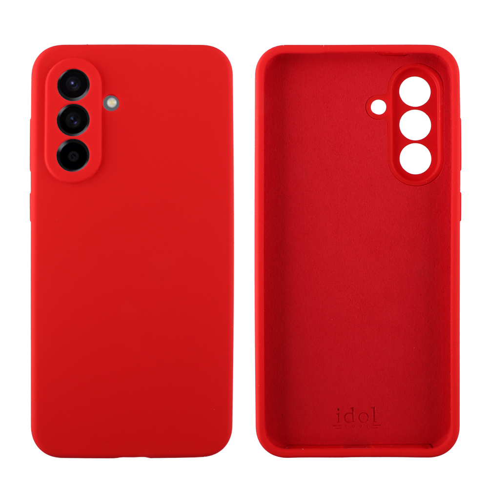 IDOL 1991 ΘΗΚΗ SAMSUNG A56 5G A566 6.7" VELVET ELITE TPU 4 SIDE FULL CAMERA PROTECTION RED