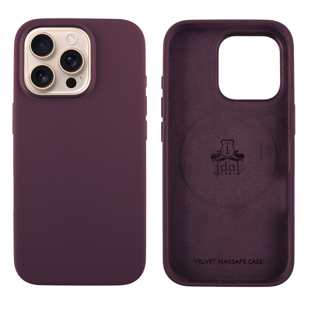 IDOL 1991 ΘΗΚΗ IPHONE 16 PRO 6.3" VELVET MAGSAFE TPU CAMERA PLUM