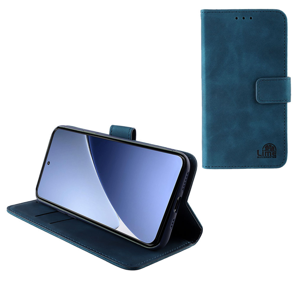 LIME ΘΗΚΗ XIAOMI 15 PRO 5G 6.73" ESSENTIAL MAGNET BOOK STAND CLIP DARK BLUE