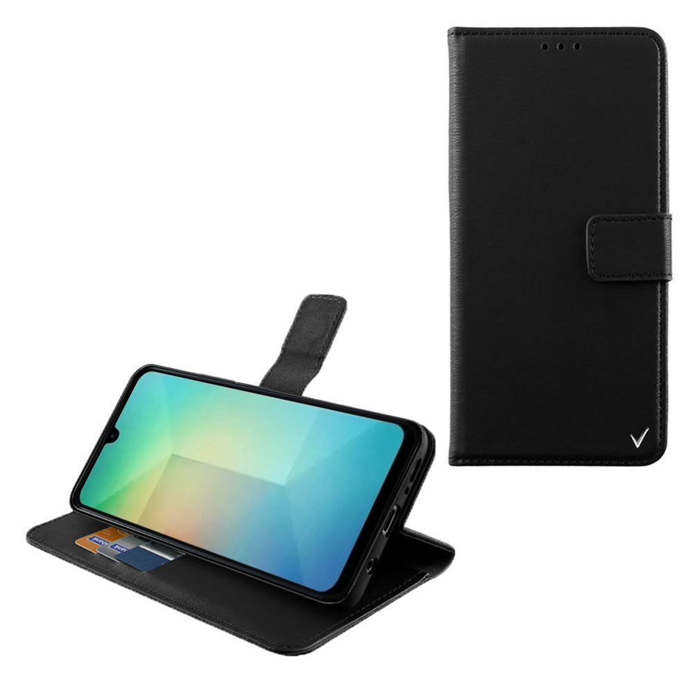 VOLTE-TEL ΘΗΚΗ SAMSUNG A26 5G A266 6.7" ALLURE MAGNET BOOK STAND CLIP BLACK