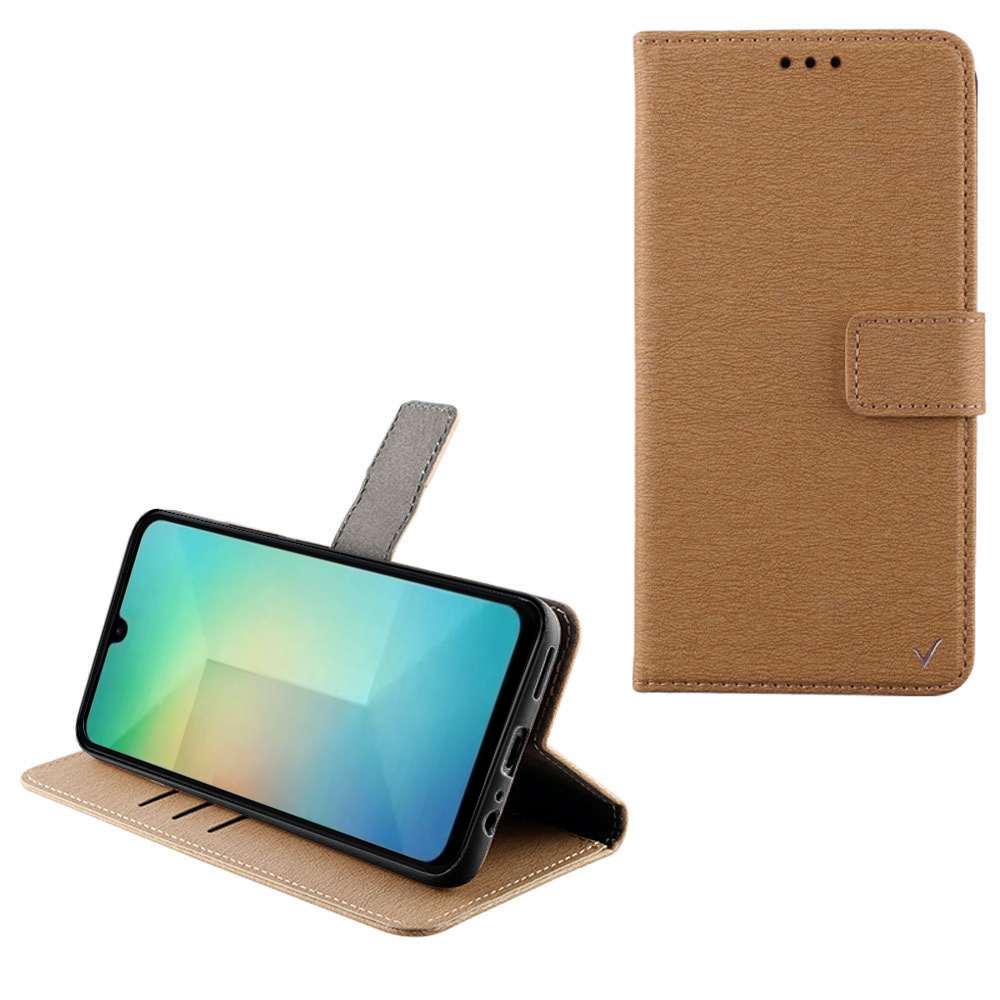 VOLTE-TEL ΘΗΚΗ SAMSUNG A26 5G A266 6.7" ALLURE MAGNET BOOK STAND CLIP GOLD