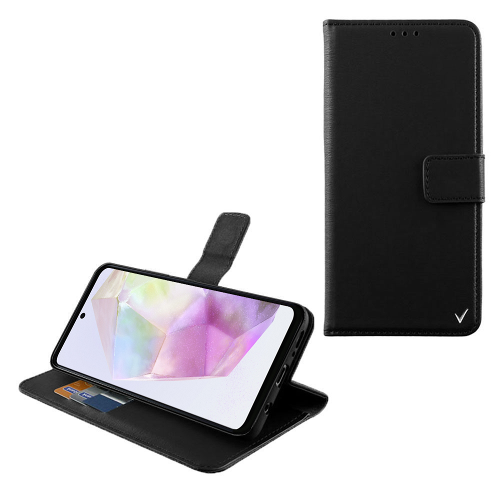 VOLTE-TEL ΘΗΚΗ SAMSUNG A36 5G A366 6.7" ALLURE MAGNET BOOK STAND CLIP BLACK