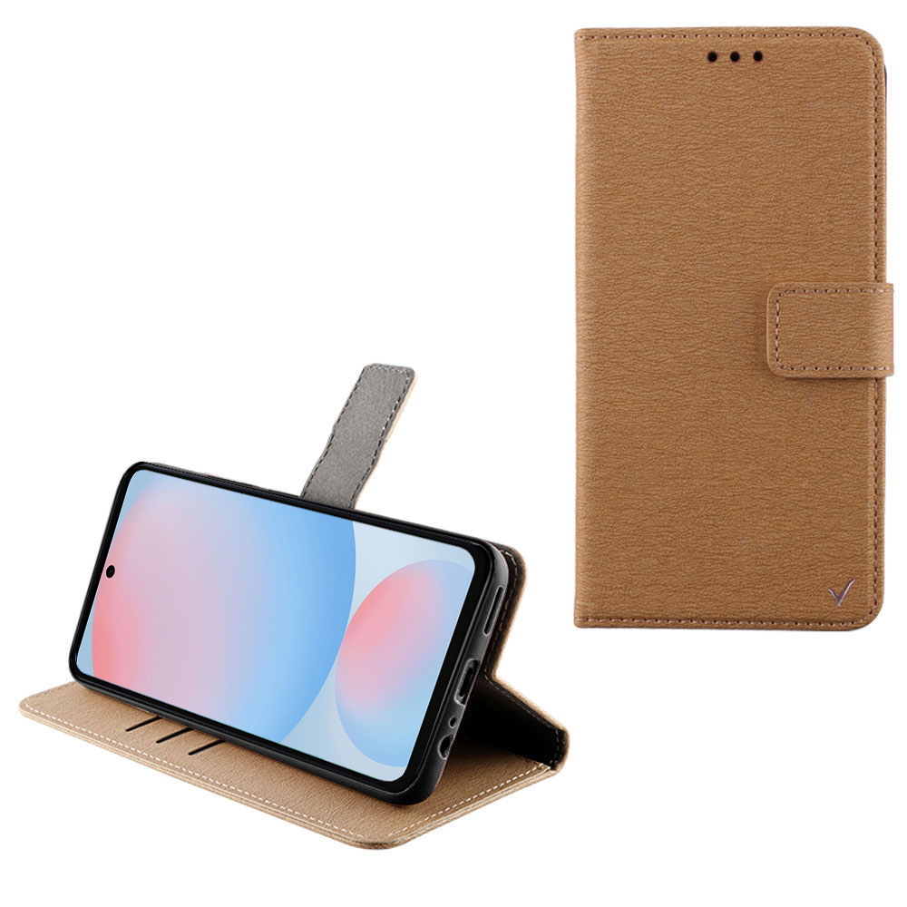 VOLTE-TEL ΘΗΚΗ SAMSUNG A56 5G A566 6.7" ALLURE MAGNET BOOK STAND CLIP GOLD