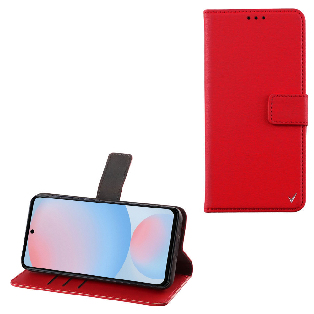 VOLTE-TEL ΘΗΚΗ SAMSUNG A56 5G A566 6.7" ALLURE MAGNET BOOK STAND CLIP RED