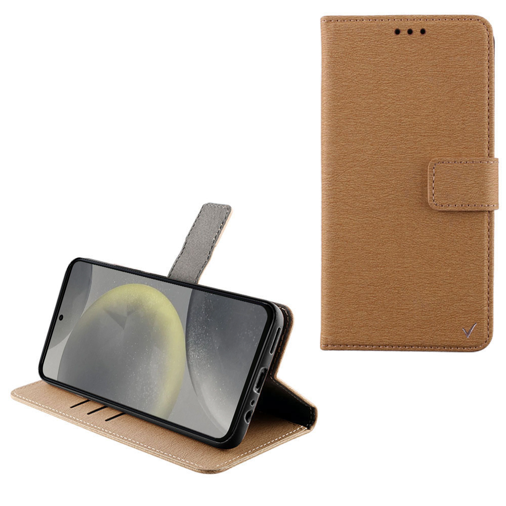 VOLTE-TEL ΘΗΚΗ SAMSUNG S25 5G S931 6.2" ALLURE MAGNET BOOK STAND CLIP GOLD