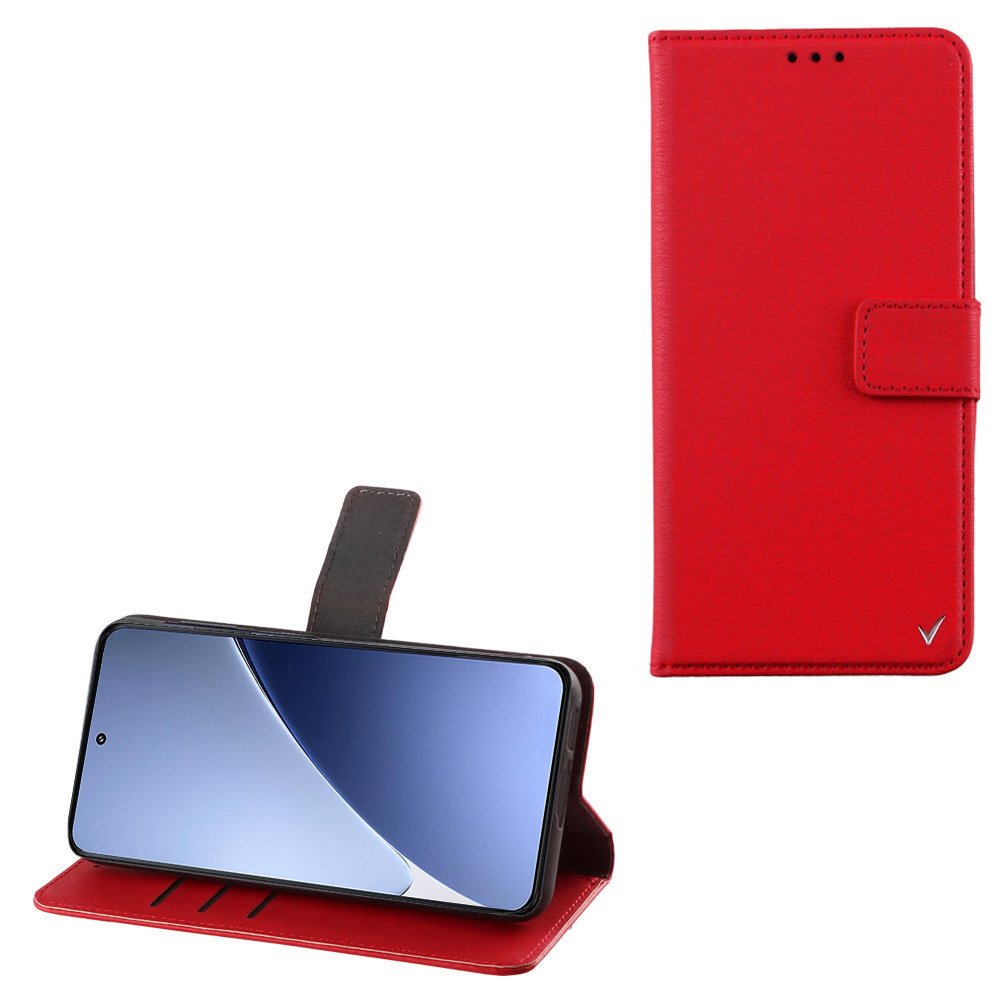 VOLTE-TEL ΘΗΚΗ XIAOMI 15 PRO 5G 6.73" ALLURE MAGNET BOOK STAND CLIP RED