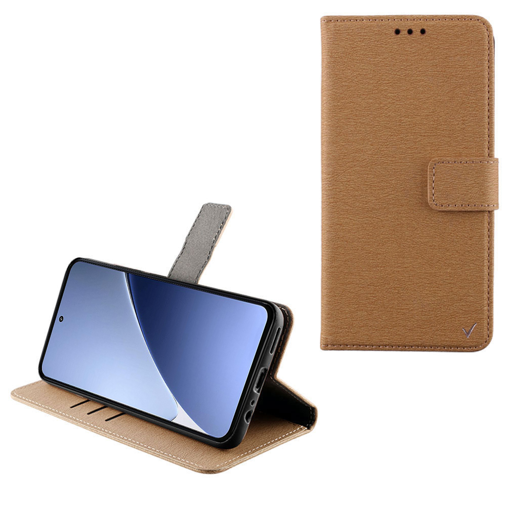 VOLTE-TEL ΘΗΚΗ XIAOMI 15 PRO 5G 6.73" ALLURE MAGNET BOOK STAND CLIP GOLD