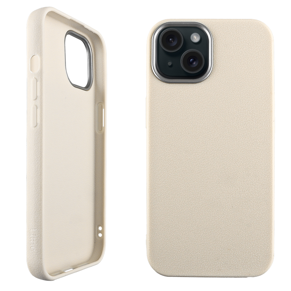 LIME ΘΗΚΗ IPHONE 15 6.1" FLEXISNAP TPU CAMERA GUARD OFF WHITE