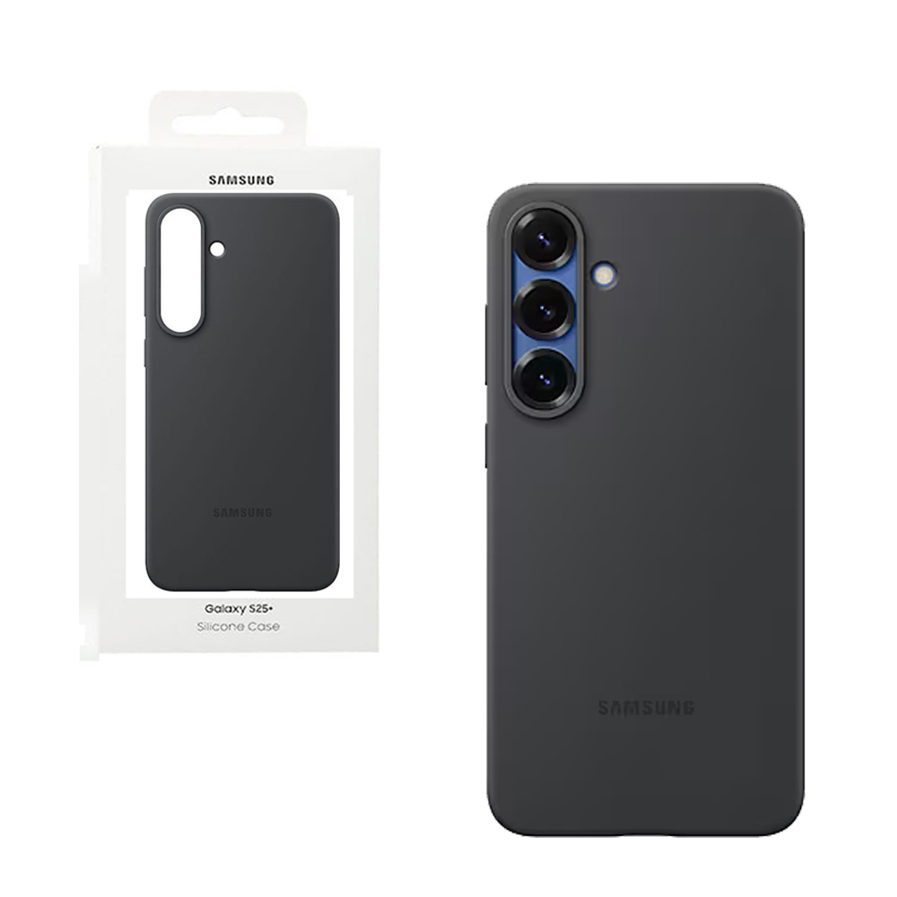 ΘΗΚΗ SAMSUNG S25 PLUS 5G S936 SILICONE CASE EF-PS936CBEGWW BLACK PACKING OR