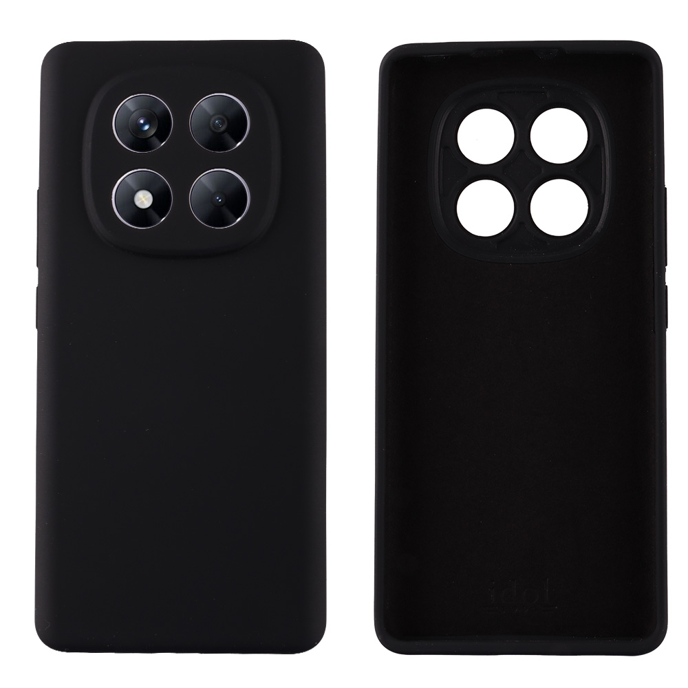 IDOL 1991 ΘΗΚΗ XIAOMI REDMI NOTE 14 PRO 4G 6.67" VELVET ELITE TPU 4 SIDE FULL CAMERA PROTECTION BLACK