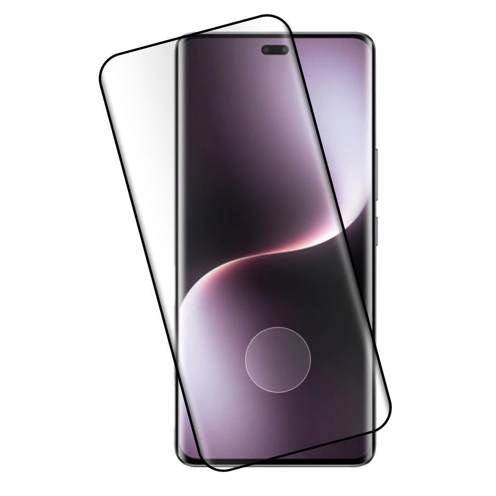 IDOL 1991 TEMPERED GLASS HONOR MAGIC7 LITE 5G 6.78" 9H 0.30mm 3D EDGE GLUE SEMI CURVED FINGER UNLOCK BLACK