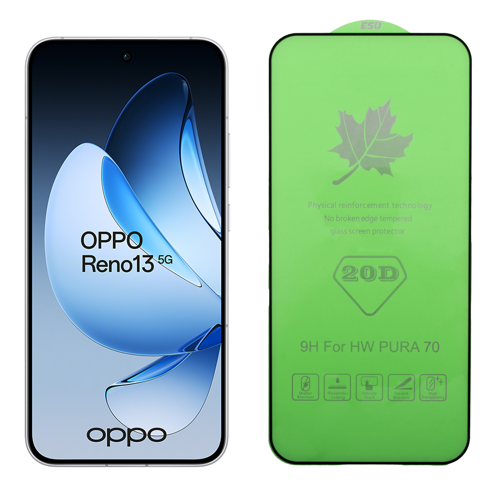 IDOL 1991 TEMPERED GLASS OPPO RENO13 5G 6.59" 9H 0.25mm 20D FULL GLUE SEMI CURVED BLACK