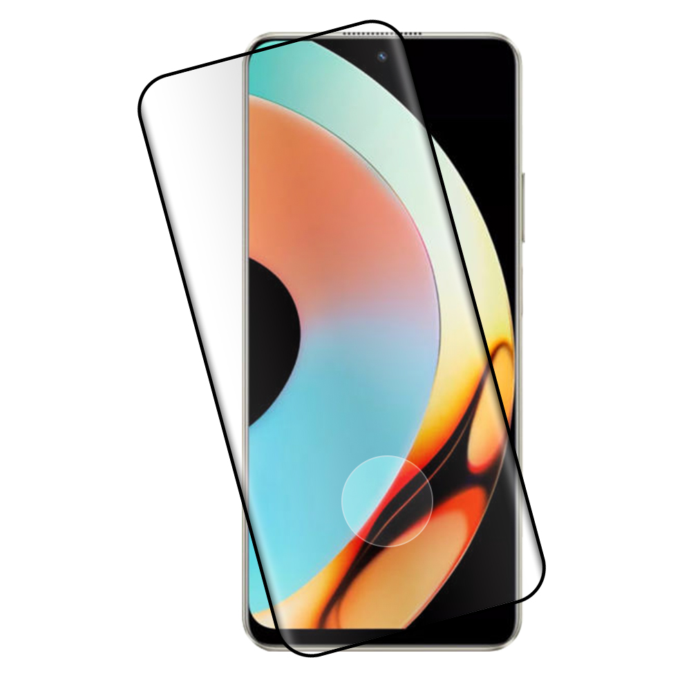 IDOL 1991 TEMPERED GLASS REALME 14 PRO PLUS 5G 6.83" 9H 0.30mm 3D EDGE GLUE SEMI CURVED FINGER UNLOCK BLACK