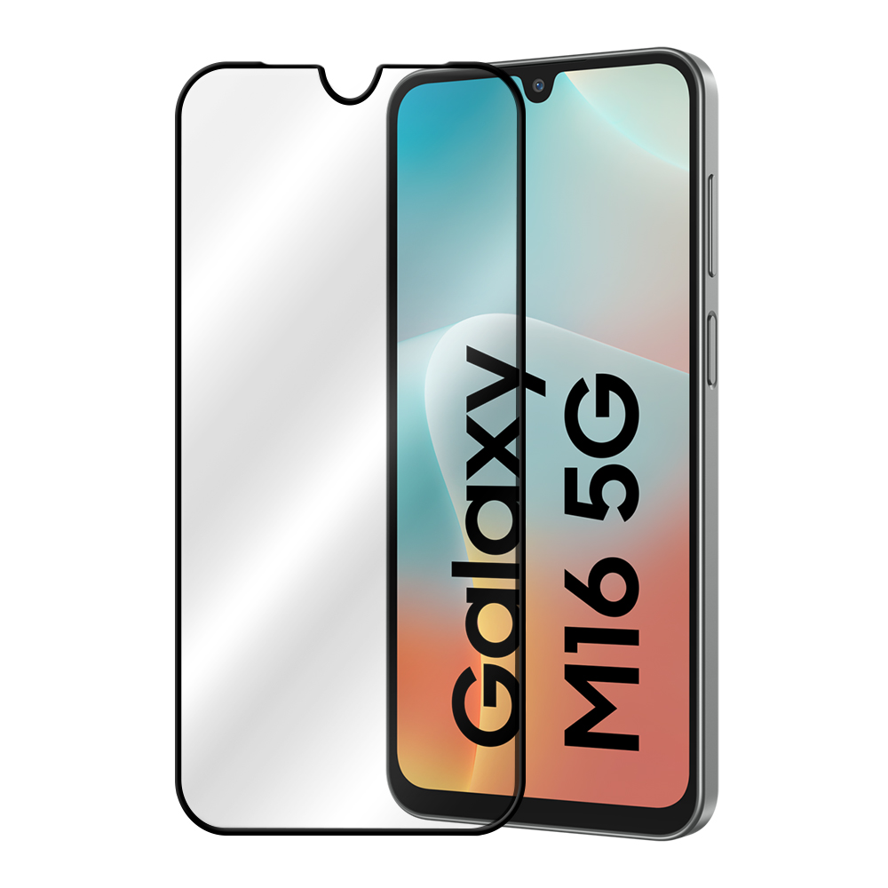 IDOL 1991 TEMPERED GLASS SAMSUNG M16 5G M166 6.7" 9H 0.25mm 20D FULL GLUE SEMI CURVED BLACK