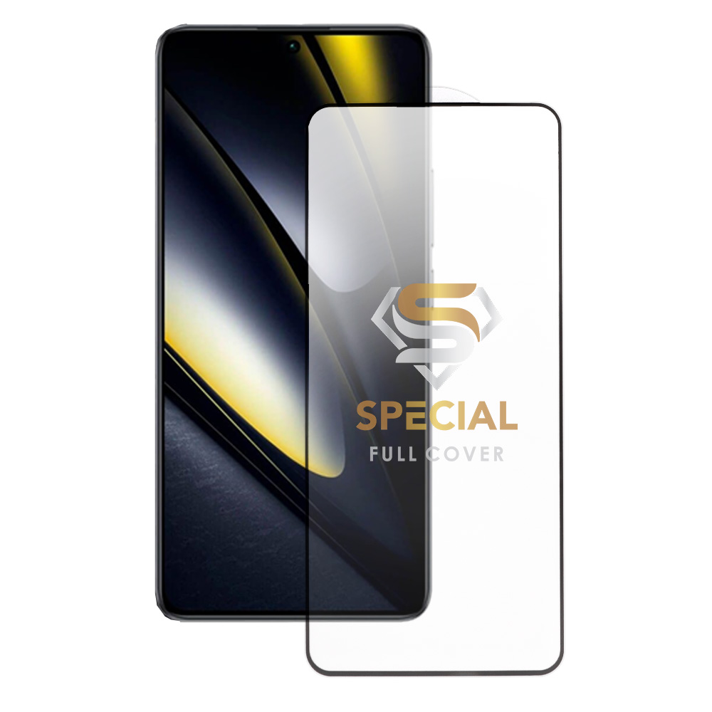 IDOL 1991 TEMPERED GLASS XIAOMI POCO F6 5G 6.67" 9H 0.25mm 20D FULL GLUE SEMI CURVED BLACK