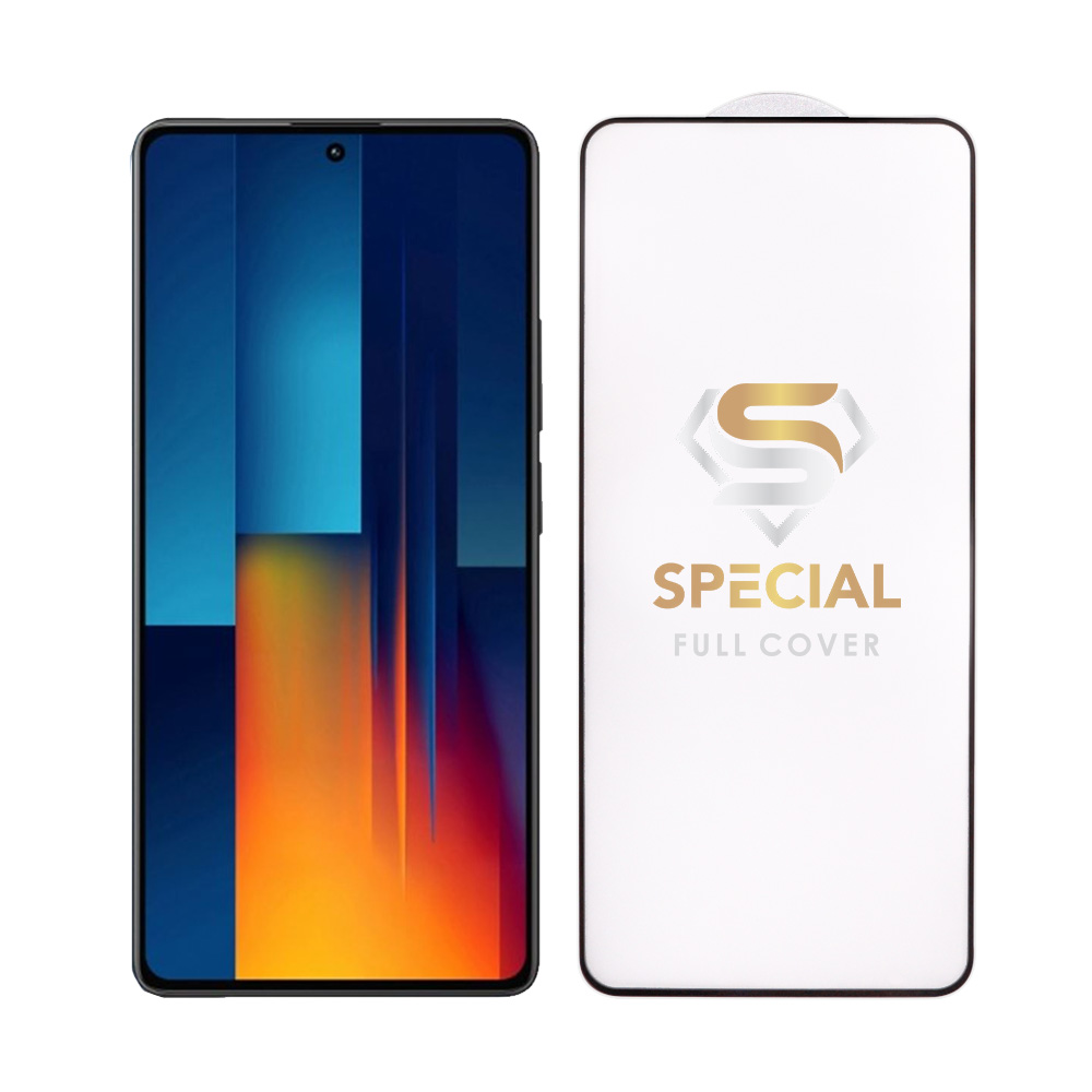 IDOL 1991 TEMPERED GLASS XIAOMI POCO M6 PRO 4G 6.67" 9H 0.25mm 20D FULL GLUE SEMI CURVED BLACK
