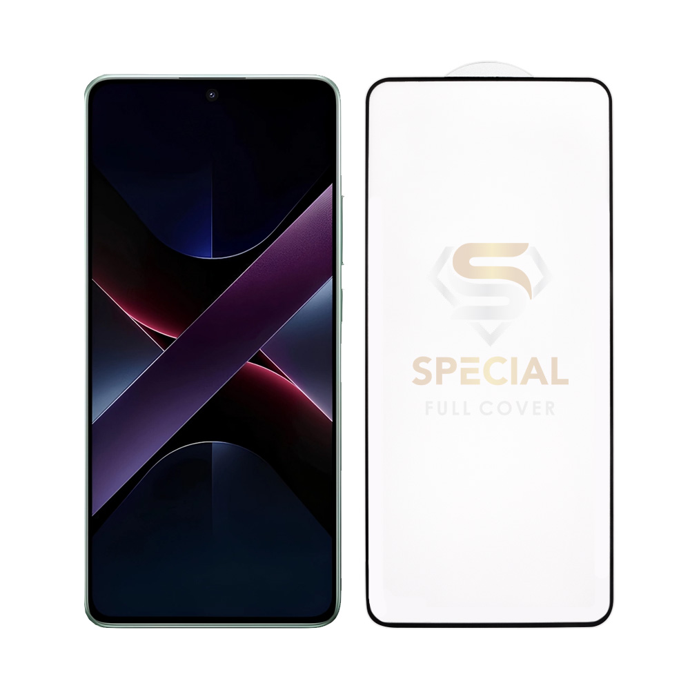 IDOL 1991 TEMPERED GLASS XIAOMI POCO X7 PRO 5G 6.67" 9H 0.25mm 20D FULL GLUE SEMI CURVED BLACK