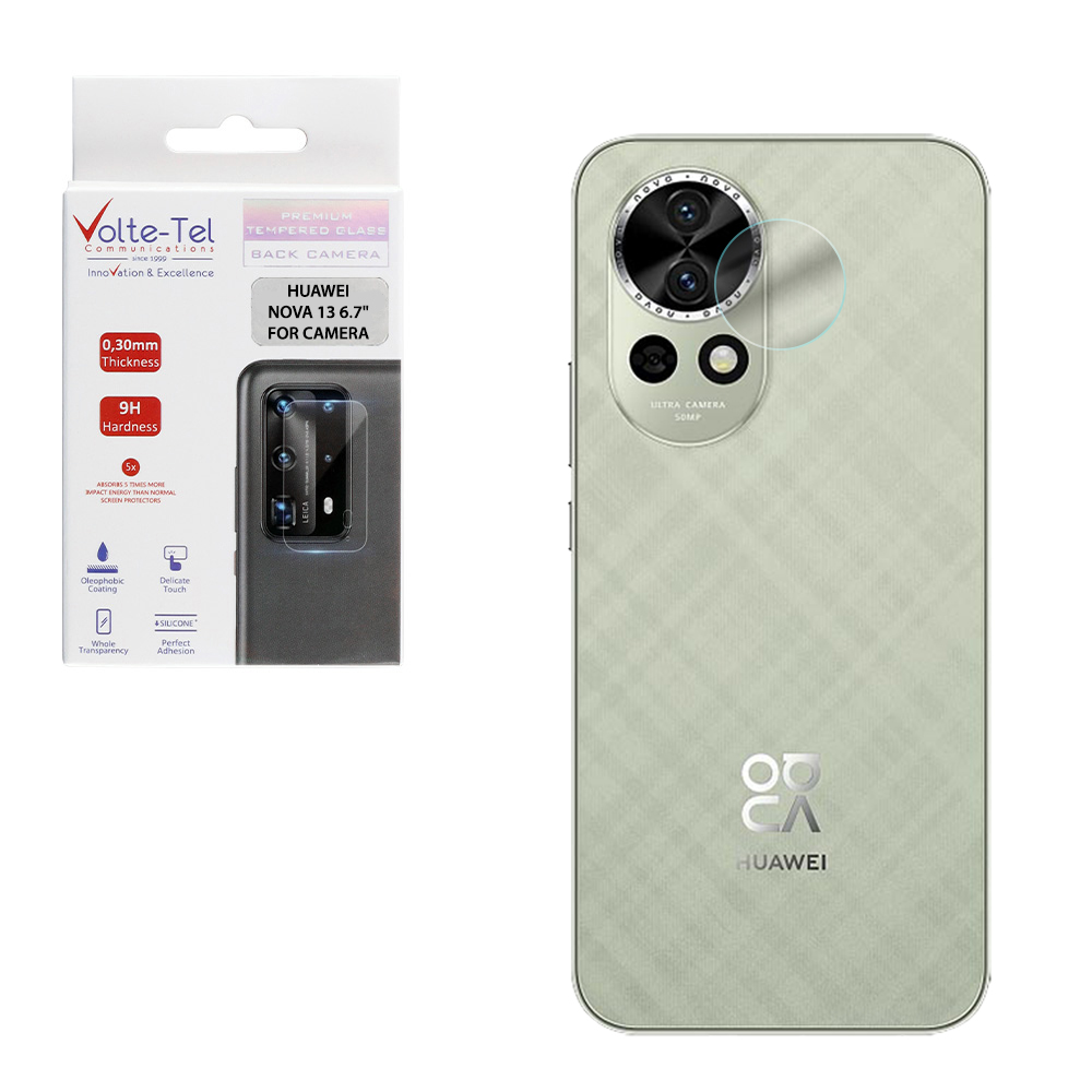 VOLTE-TEL TEMPERED GLASS HUAWEI NOVA 13 6.7" 9H 0.30mm FOR CAMERA