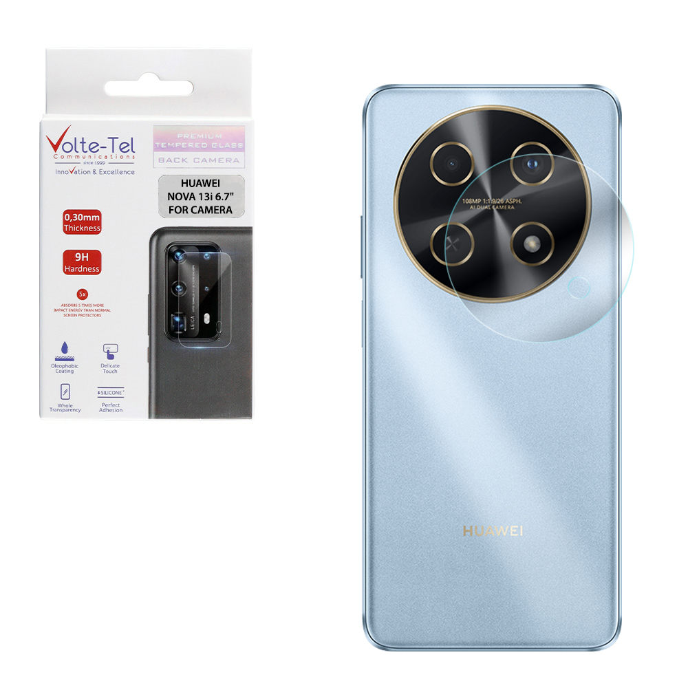 VOLTE-TEL TEMPERED GLASS HUAWEI NOVA 13i 6.7" 9H 0.30mm FOR CAMERA