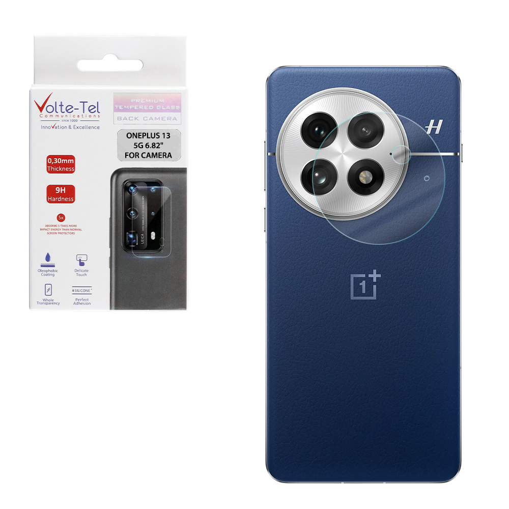 VOLTE-TEL TEMPERED GLASS ONEPLUS 13 5G 6.82" 9H 0.30mm FOR CAMERA