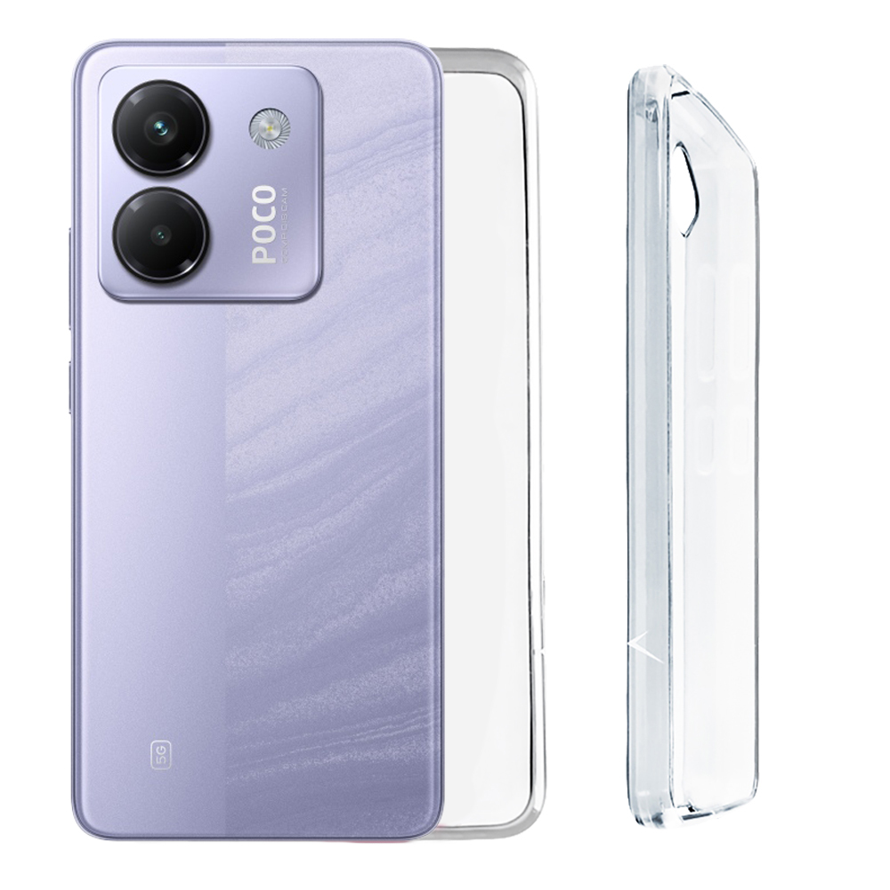 VOLTE-TEL ΘΗΚΗ XIAOMI POCO M7 PRO 5G 6.67" SLIMCOLOR AIR TPU 2.0mm FULL CAMERA PROTECTION ΔΙΑΦΑΝΗ
