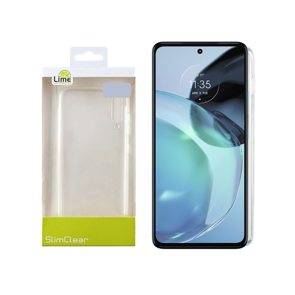 LIME ΘΗΚΗ MOTOROLA MOTO G72 6.6" SLIMCLEAR TPU FULL CAMERA PROTECTION ΔΙΑΦΑΝΗ