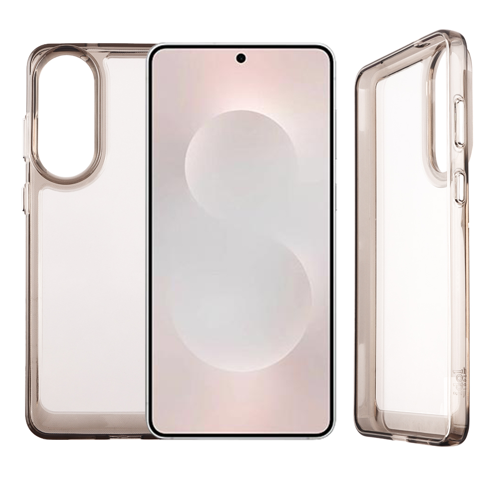 IDOL 1991 ΘΗΚΗ SAMSUNG S25 EDGE 5G S937 6.66" CRISTALYTE TPU CAMERA GUARD ΔΙΑΦΑΝΗ ΓΚΡΙ