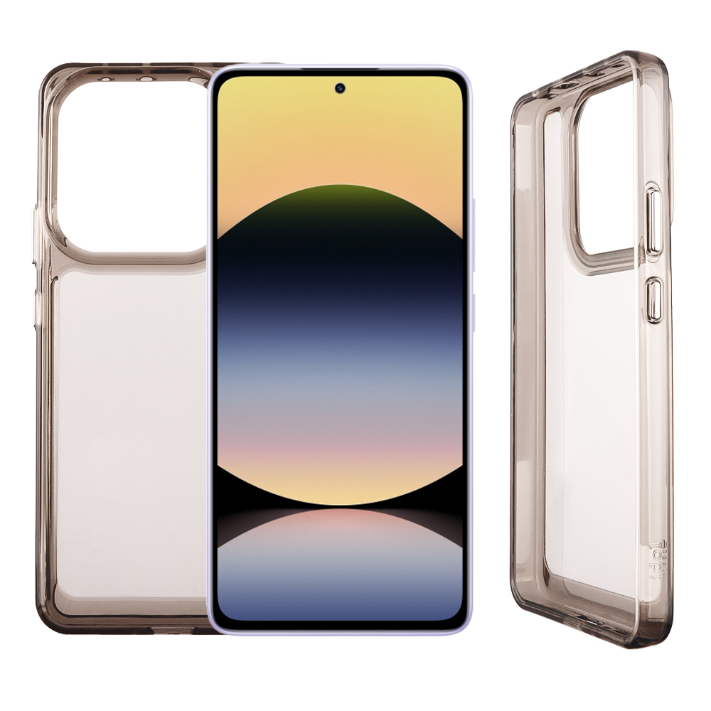IDOL 1991 ΘΗΚΗ XIAOMI REDMI NOTE 14 5G 6.67" CRISTALYTE TPU CAMERA GUARD ΔΙΑΦΑΝΗ ΓΚΡΙ