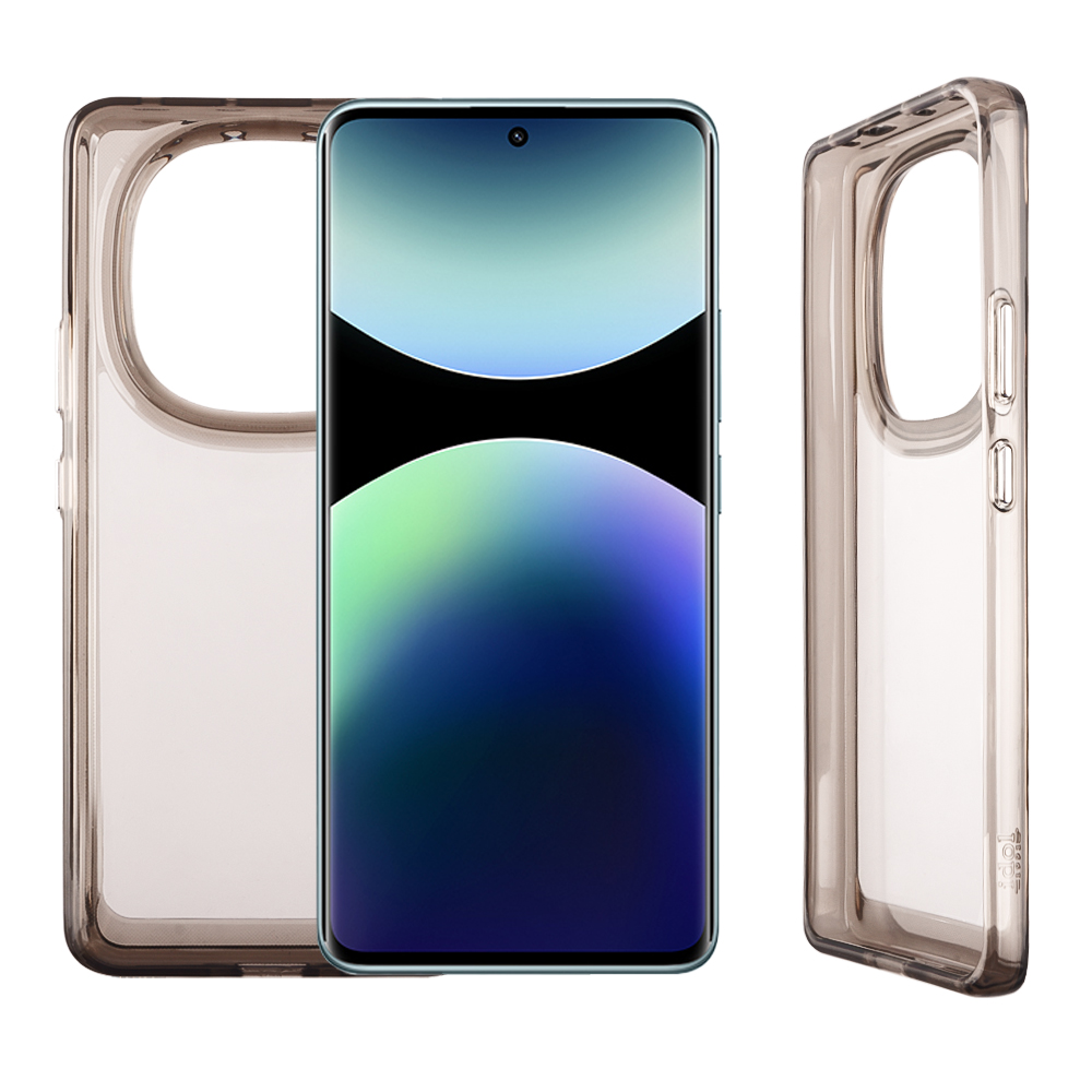 IDOL 1991 ΘΗΚΗ XIAOMI REDMI NOTE 14 PRO PLUS 5G 6.67" CRISTALYTE TPU CAMERA GUARD ΔΙΑΦΑΝΗ ΓΚΡΙ