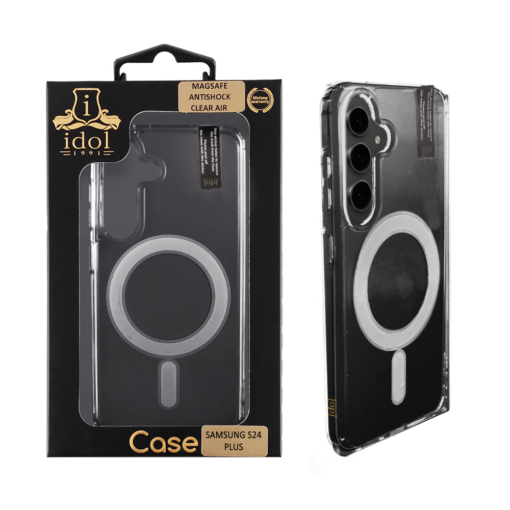 IDOL 1991 ΘΗΚΗ SAMSUNG S24 PLUS S926/S25 PLUS S936 6.7" MAGSAFE ANTISHOCK CLEAR AIR BACK COVER TPU CAMERA GUARD ΔΙΑΦΑΝΗ