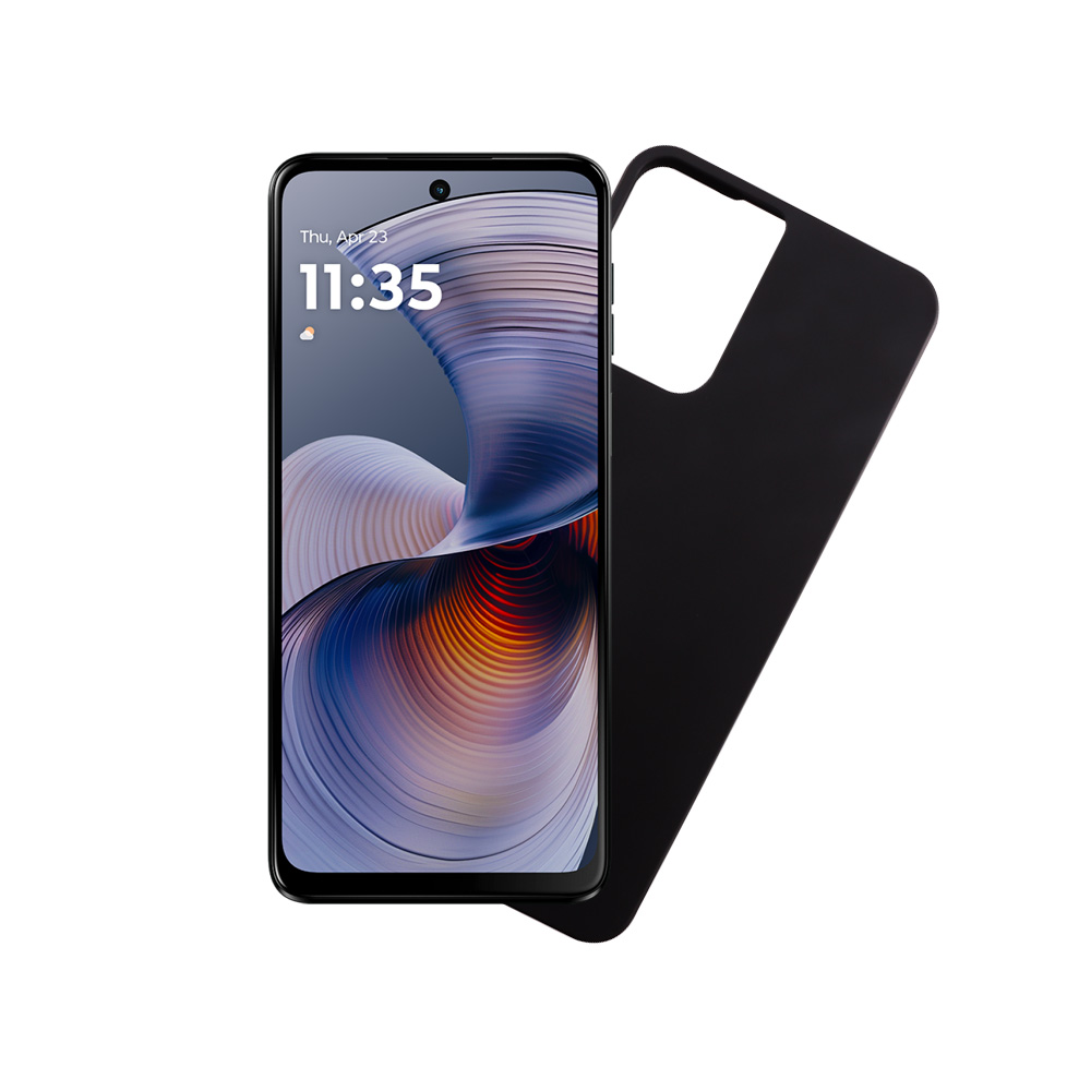 VOLTE-TEL ΘΗΚΗ MOTOROLA MOTO G55 5G 6.49" SILICON TPU BLACK