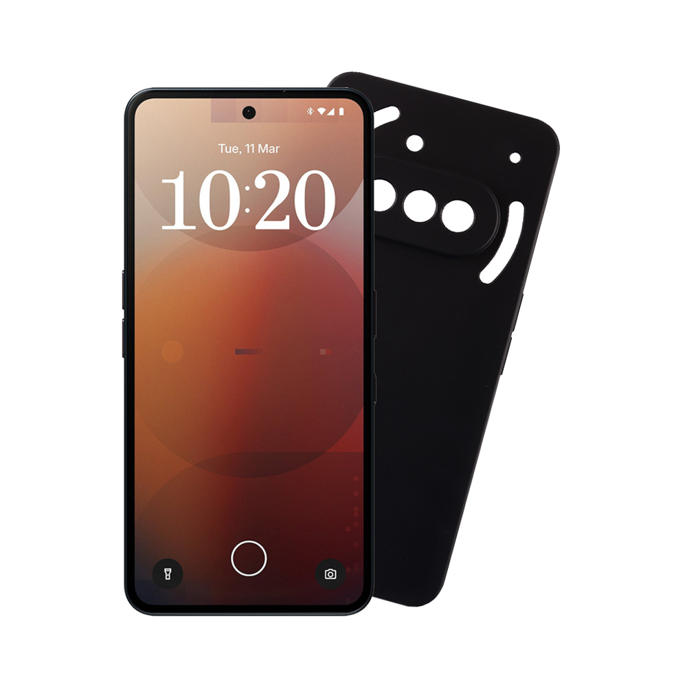 VOLTE-TEL ΘΗΚΗ NOTHING PHONE 3a 5G 6.77" SILICON TPU FULL CAMERA PROTECTION BLACK