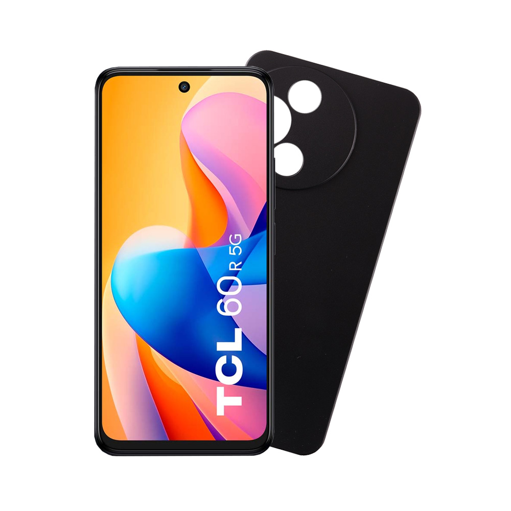 VOLTE-TEL ΘΗΚΗ TCL 60R 6.67" SILICON TPU FULL CAMERA PROTECTION BLACK