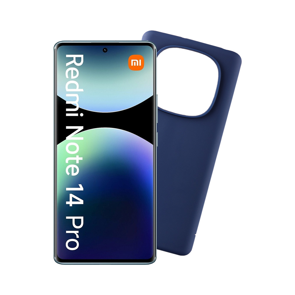 VOLTE-TEL ΘΗΚΗ XIAOMI REDMI NOTE 14 PRO 4G 6.67" SILICON TPU CAMERA GUARD BLUE