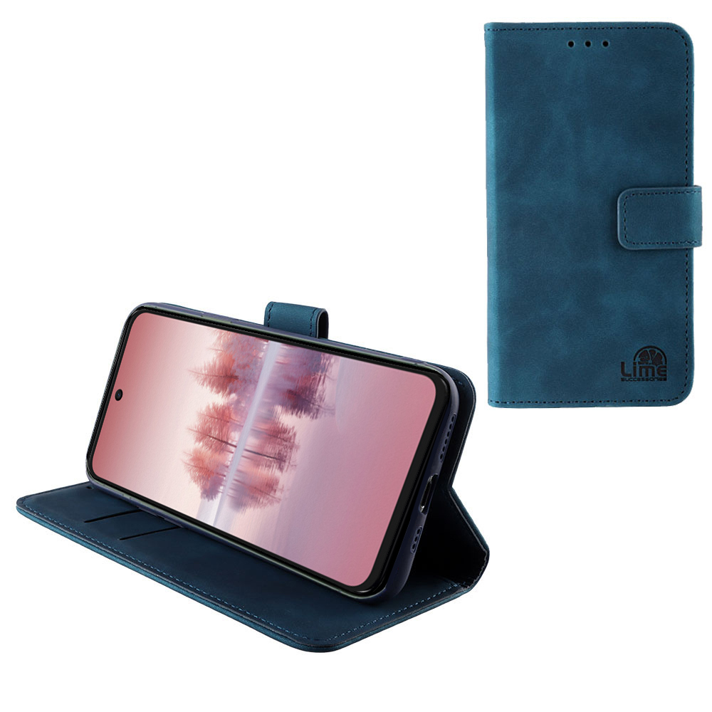 LIME ΘΗΚΗ TCL 60 SE NXTPAPER 6.67" ESSENTIAL MAGNET BOOK STAND CLIP DARK BLUE