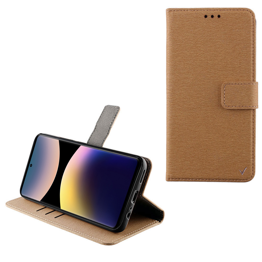 VOLTE-TEL ΘΗΚΗ XIAOMI REDMI NOTE 14 PRO 4G 6.67" ALLURE MAGNET BOOK STAND CLIP GOLD