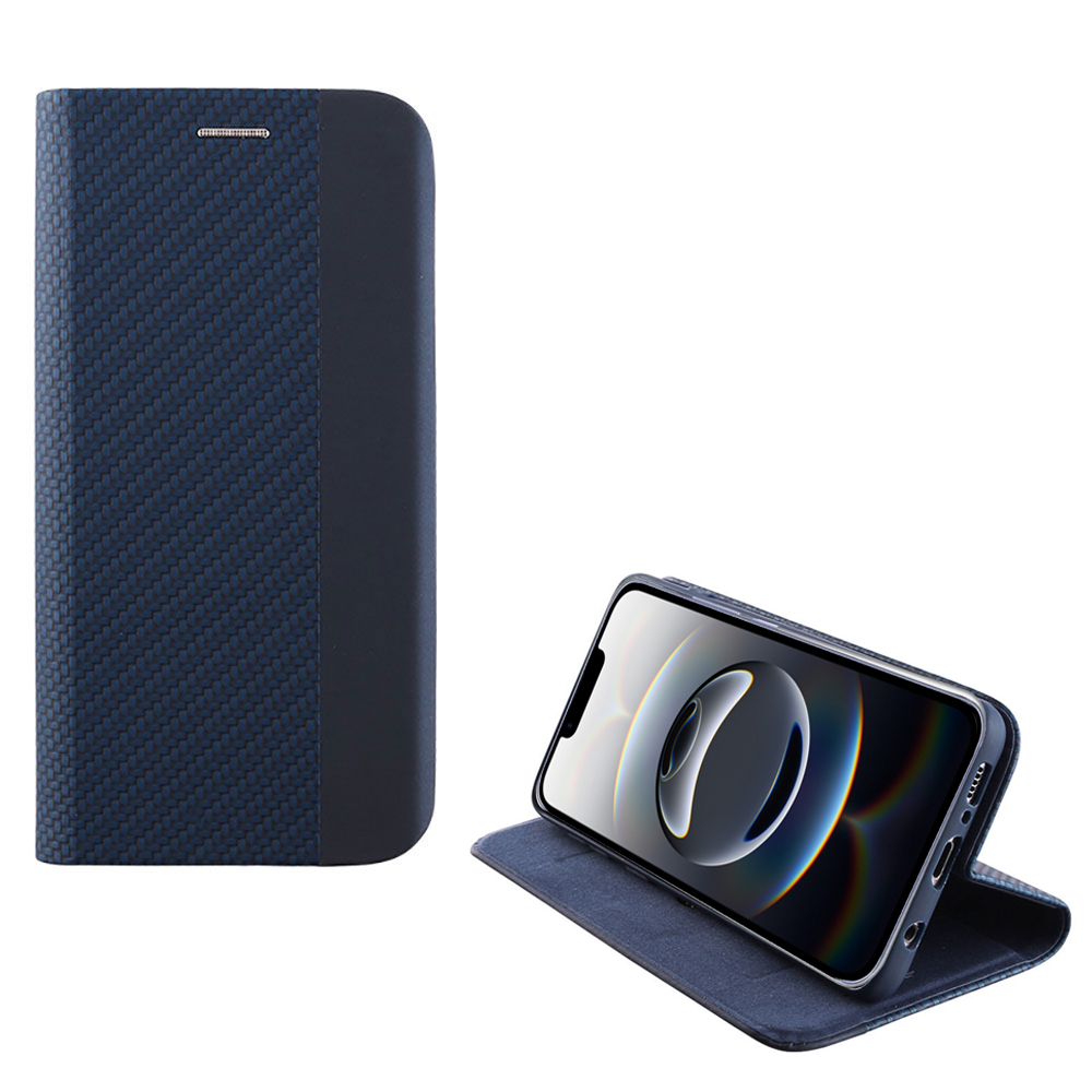 IDOL 1991 ΘΗΚΗ IPHONE 16E 6.1" ELITE ANTI-RFID BOOK STAND BLUE