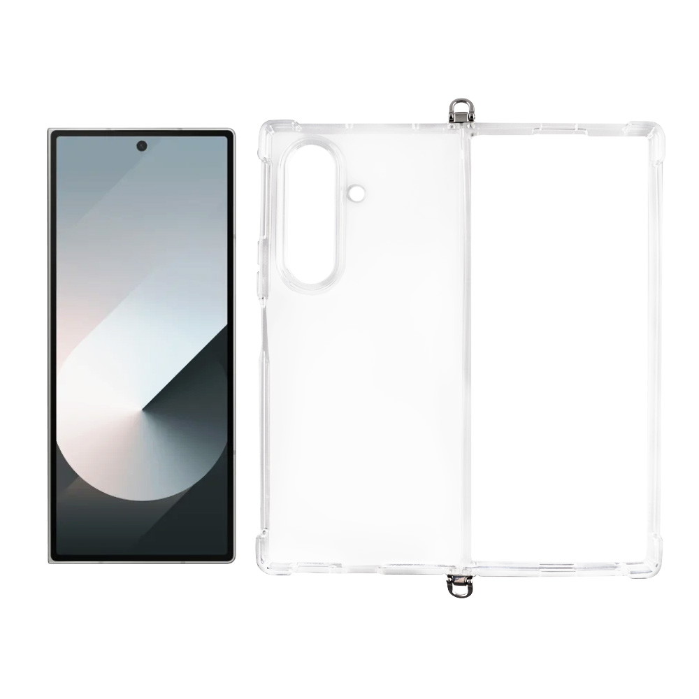 IDOL 1991 ΘΗΚΗ SAMSUNG Z FOLD 7 5G 8.2" ANTISHOCK AIR TPU WITH METAL BOND CAMERA GUARD ΔΙΑΦΑΝΗ