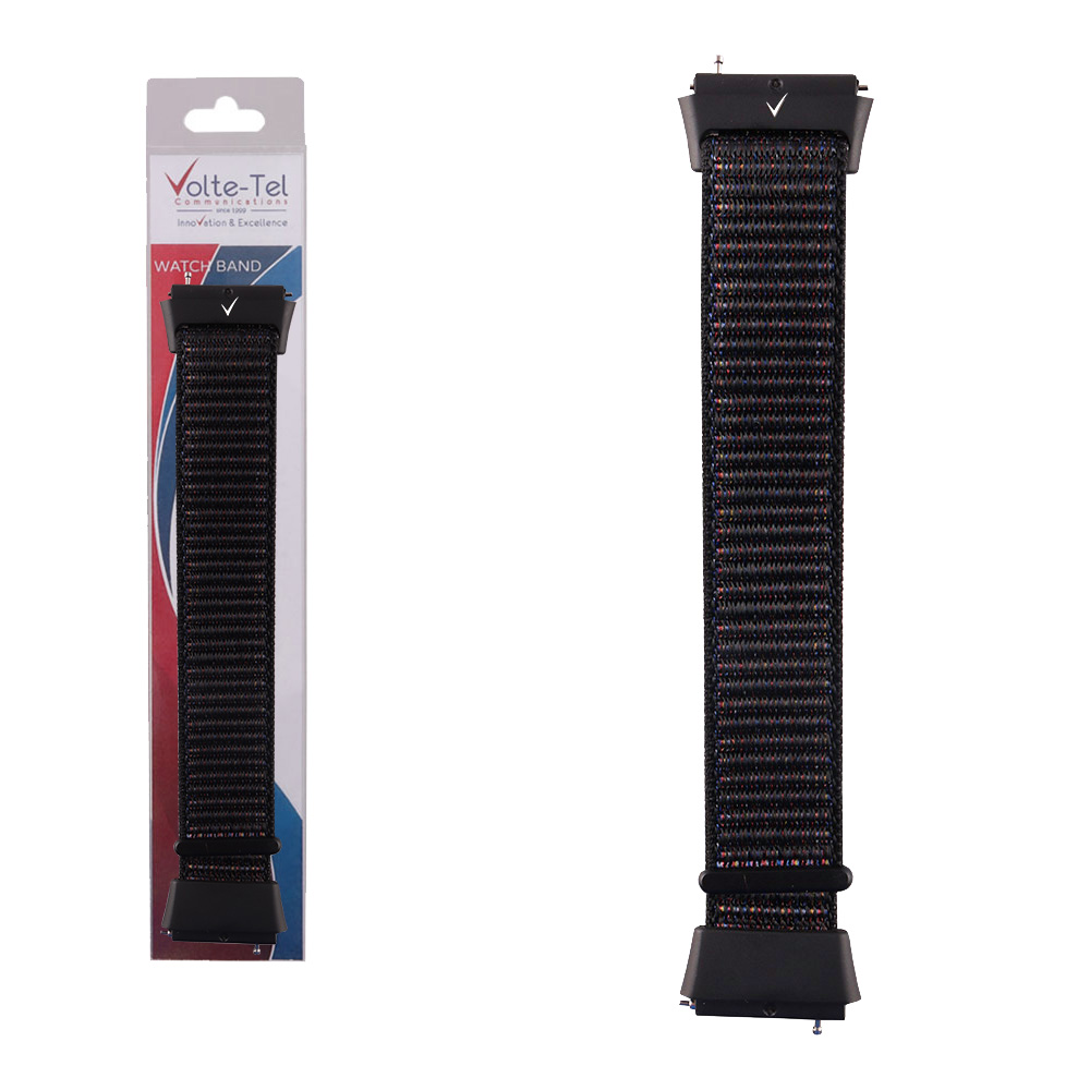 VOLTE-TEL ΛΟΥΡΑΚΙ ΡΟΛΟΓΙΟΥ XIAOMI REDMI WATCH 3 ACTIVE/WATCH 3 LITE/WATCH 3 YOUTH BRAIDED BLACK VT147