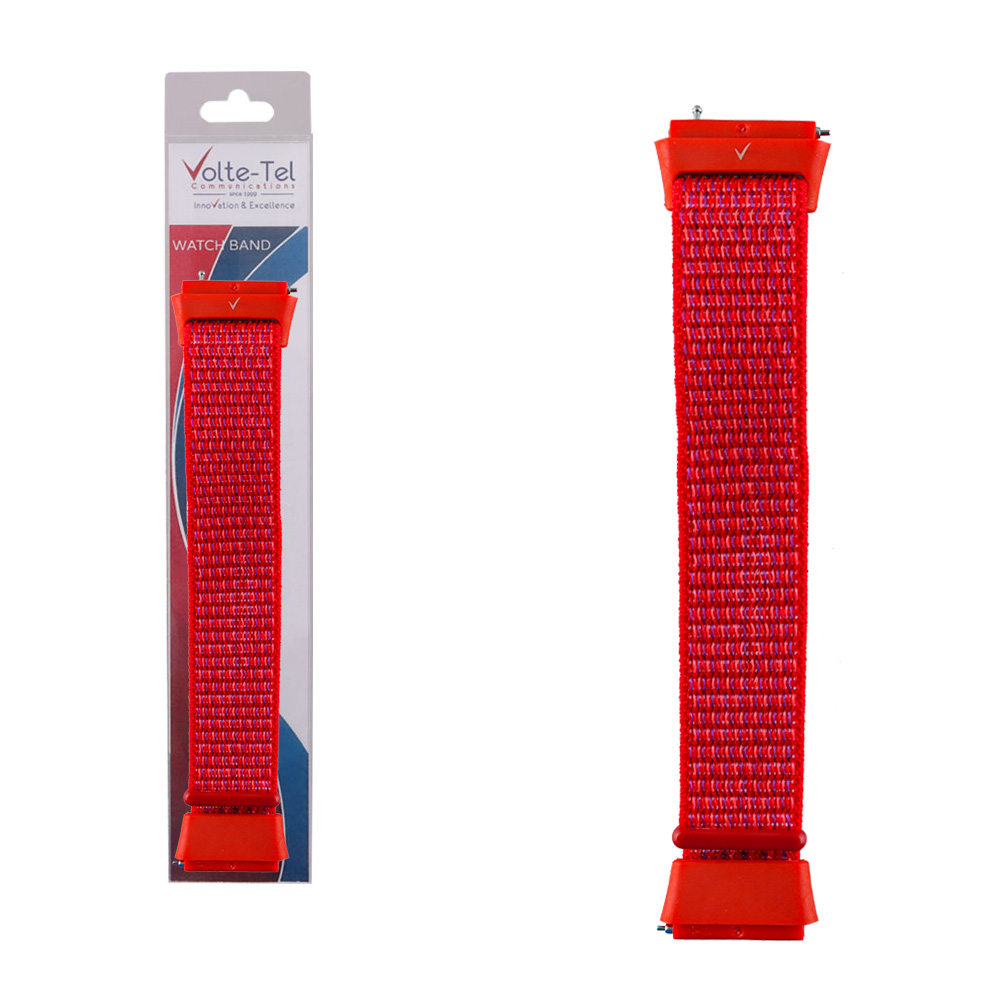 VOLTE-TEL ΛΟΥΡΑΚΙ ΡΟΛΟΓΙΟΥ XIAOMI REDMI WATCH 3 ACTIVE/WATCH 3 LITE/WATCH 3 YOUTH BRAIDED RED VT147
