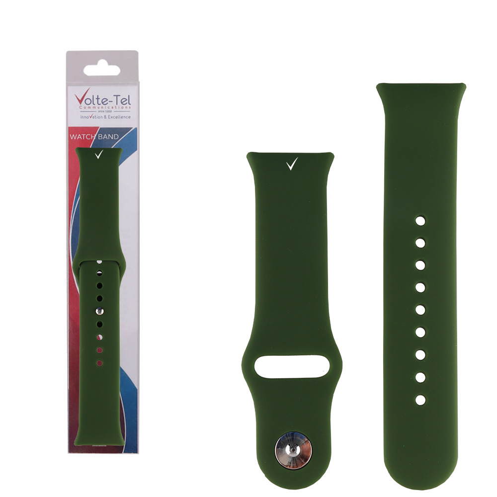 VOLTE-TEL ΛΟΥΡΑΚΙ ΡΟΛΟΓΙΟΥ ΣΙΛΙΚΟΝΗΣ XIAOMI REDMI WATCH 4/WATCH 5/SMART BAND 8 PRO/SMART BAND 9 PRO GREEN VT150