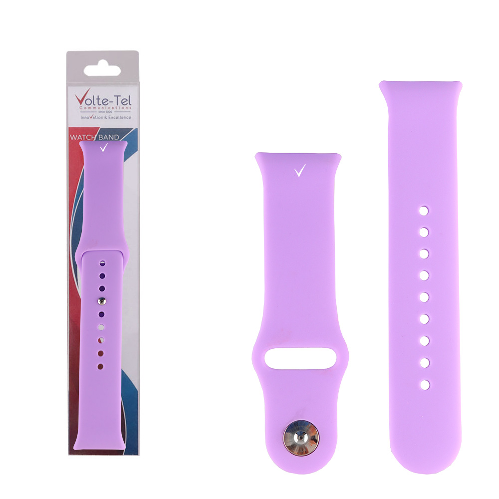 VOLTE-TEL ΛΟΥΡΑΚΙ ΡΟΛΟΓΙΟΥ ΣΙΛΙΚΟΝΗΣ XIAOMI REDMI WATCH 4/WATCH 5/SMART BAND 8 PRO/SMART BAND 9 PRO PURPLE VT150
