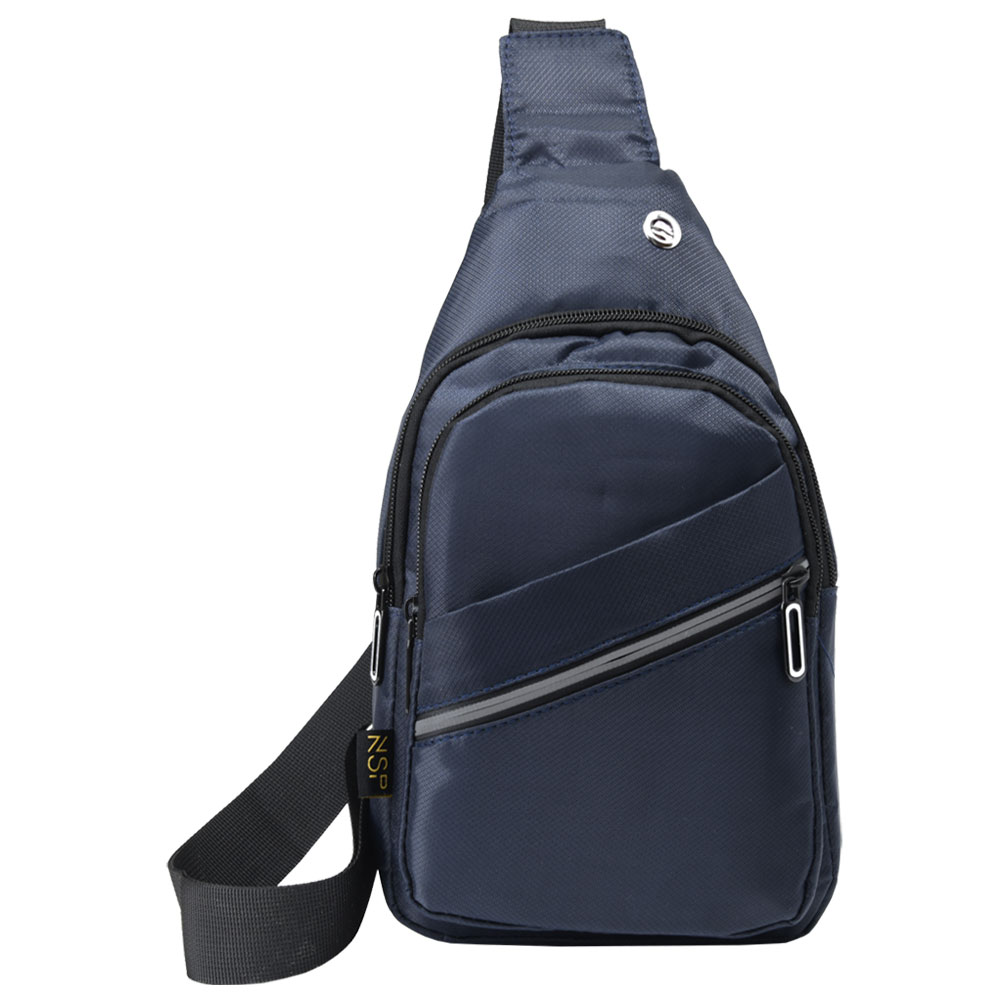 NSP N120 SPORT ΤΣΑΝΤΑΚΙ ΑΔΙΑΒΡΟΧΟ CROSSBODY 7.5L SOFT ΥΦΑΣΜΑΤΙΝΟ BLUE